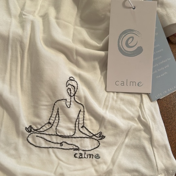 NWT Johnny Was Calme Embroidered Yoga Tshirt - Picture 8 of 8